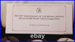 The 50 Anniversary of The Moon Landing Solid Silver Coin Collection