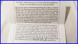 The 50 Anniversary of The Moon Landing Solid Silver Coin Collection