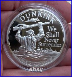 The 80th Anniversary Of Dunkirk Solid Silver Proof £5 Coin