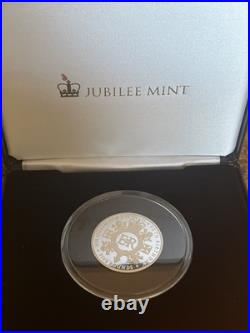 The 95th Birthday Of Queen Elizabeth II Solid Silver Proof Piedfort Coin 50g