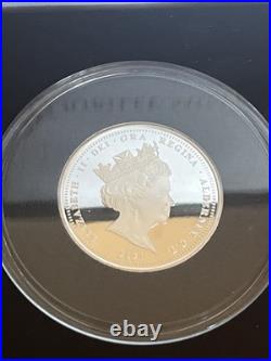 The 95th Birthday Of Queen Elizabeth II Solid Silver Proof Piedfort Coin 50g