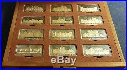 The Birmingham Mint Royal Palaces 12 Solid Silver Ingots 3000 Limited Edition