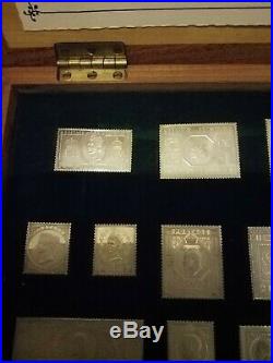 The Collection of Solid Silver Stamps of Royalty