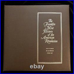 The Franklin Mint History Of The American Revolution, 1st Edition, Solid Bronze