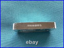 The Franklin Mint Solid Sterling Silver Ohio Bank Bar 2.34 Oz