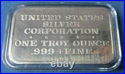The Musk Ox Vintage 1974.999 Solid Silver Art Bar Ussc-58 #1852/2,000 Alaska