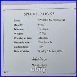 The Platinum Jubilee Of Queen Elizabeth II Solid Silver Proof Piedfort £5