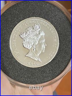 The Queen Elizabeth II 90th Birthday Solid Silver Proof Pied-fort Coin