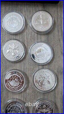 The World At War 999 Solid Silver 22 X Coin Collection