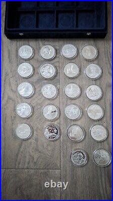 The World At War 999 Solid Silver 22 X Coin Collection