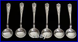 Tiffany & Co Winthrop (6) Sterling Silver 5 1/4 Bullion Soups Spoons Nm