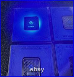 Toned? Geiger Edelmetalle 20g 999 Fine Silver Square Bar Plastic Assay Capsule