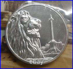 Trafalgar Square. 999 Fine Silver BUnc UK £100 Coin 2016 Royal Mint Pack