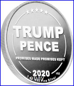 Trump 1 Oz. 999 Silver Round Coin TAKING BACK LAFAYETTE SQUARE