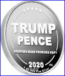 Trump 1 oz. 999 Fine Silver Round Coin TAKING BACK LAFAYETTE SQUARE
