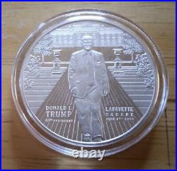 Trump Lafayette Square, 1 oz. 999 Fine Silver Round Encapsulated 2020