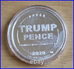 Trump Lafayette Square, 1 oz. 999 Fine Silver Round Encapsulated 2020