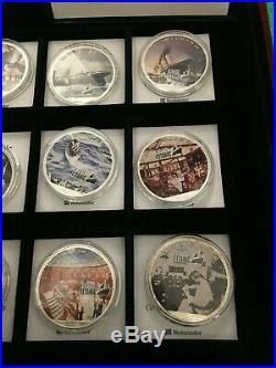 USA Solid Silver Eagle Rms Titanic 12 Coin Collection $1 Westminster Bullion Set