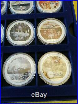 USA Westminster Titanic 1oz Solid Silver 12 Coin Bullion Collection Silver Eagle