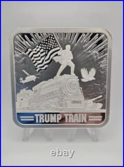 Ultra-Rare Trump Train 24 oz. 999 Silver Bar Discontinued Slogan LAST ONE Ultra-Rare Trump Train 24 oz. 999 Silver Bar Discontinued Slogan LAST ONE