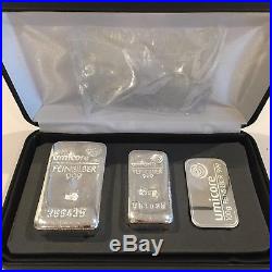 Umicore 0.999 Solid Silver Bars