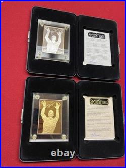Upper Deck Sport Strike Michael Jordan 6 oz. 999 GOLD & 6 oz. 999 SILVER Ingots