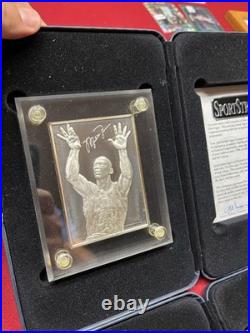 Upper Deck Sport Strike Michael Jordan 6 oz. 999 GOLD & 6 oz. 999 SILVER Ingots