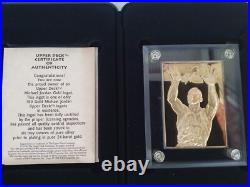 Upper Deck Sport Strike Michael Jordan 6 oz. 999 GOLD + 6 oz. 999 SILVER Ingots Upper Deck Sport Strike Michael Jordan 6 oz. 999 GOLD + 6 oz. 999 SILVER Ingots