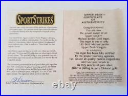 Upper Deck Sport Strike Michael Jordan 6 oz. 999 GOLD + 6 oz. 999 SILVER Ingots Upper Deck Sport Strike Michael Jordan 6 oz. 999 GOLD + 6 oz. 999 SILVER Ingots