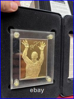 Upper Deck Sport Strike Michael Jordan 6 oz. 999 GOLD & 6 oz. 999 SILVER Ingots