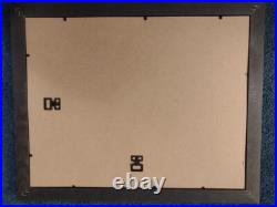 VINTAGE ROOSEVELT COIN SET in NEW SOLID WOOD 11 X 14 FRAME WithMUSEUM GLASS