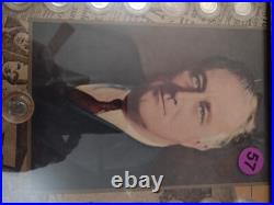 VINTAGE ROOSEVELT COIN SET in NEW SOLID WOOD 11 X 14 FRAME WithMUSEUM GLASS