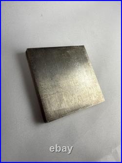 VINTAGE U. S. Silver Corp 5 OZ. 999 FINE SILVER BAR. 2x2 Square Extruded