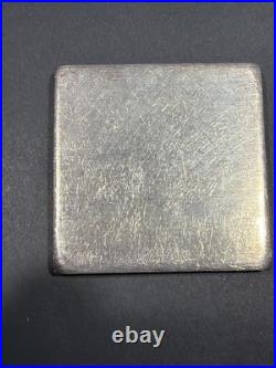 VINTAGE U. S. Silver Corp 5 OZ. 999 FINE SILVER BAR. 2x2 Square Extruded