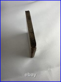 VINTAGE U. S. Silver Corp 5 OZ. 999 FINE SILVER BAR. 2x2 Square Extruded