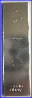 Valcambi Suisse Combibar 2 x 10g 0.999 Solid Silver Bullion Bars