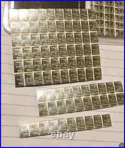 Valcambi Suisse Combibar 50 x 1g. 999 Solid Silver Bullion Bars Fast&free