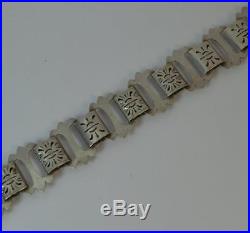 Victorian Solid Silver Bracelet with Padlock Clasp