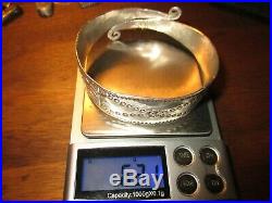 Viking style arm band solid 999 Silver bracelet 62 gram Hacksilver Hoard bullion