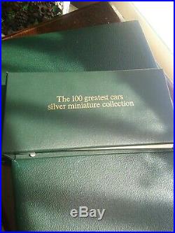 Vintage 1975 Solid Silver History of Cars Ingots collection, two sets. Stunning