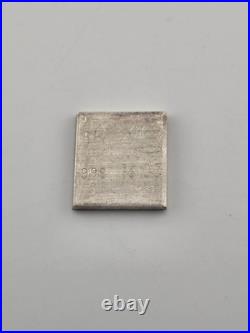 Vintage Crown Mint GR 3/4oz. 999 Silver Bar Square Ingot Extruded