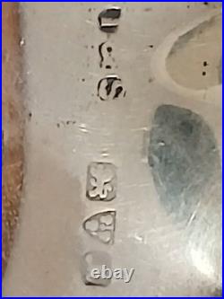 Vintage Edwardian Sterling Silver coin Purse 58grms, William Hair Haseler