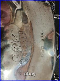 Vintage Edwardian Sterling Silver coin Purse 58grms, William Hair Haseler