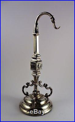 Vintage Solid Silver Pocket Watch Stand, Spain