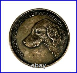 Vintage Solid Sterling Silver Gordon Setter Club of America Metal 53.9 Grams