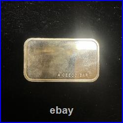 Vtg 1973 WC Fields 1 oz. 999 Solid Silver Art Bar Dogs Children Quote A Ceeco