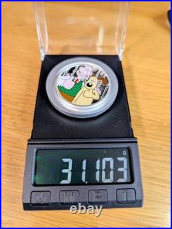 Wallace & Gromit 1oz 999 Solid Silver Proof Medal Coin & Stamps Limited Edition