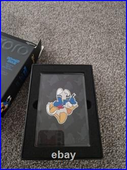 Walt Disney Solid Silver Agoro Tier 2 Donald Duck
