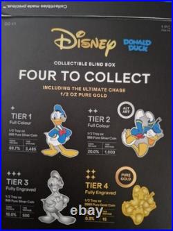 Walt Disney Solid Silver Agoro Tier 2 Donald Duck