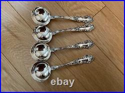 Watson Meadow Rose sterling soup spoons